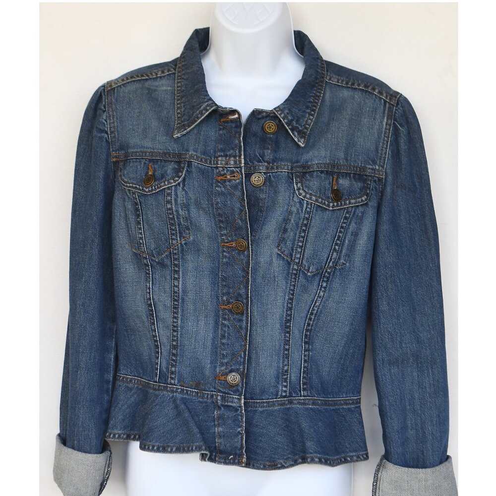 Jean Jacket Peplum style, For Joseph size Large